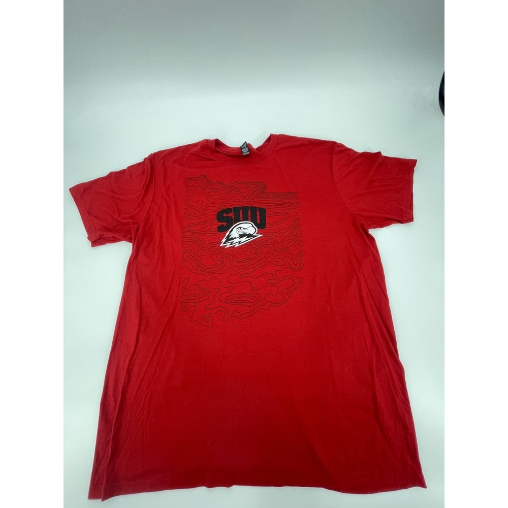 District The Perfect Tri T Shirt Mens Large Red Southern Utah Thunderbirds NCAA